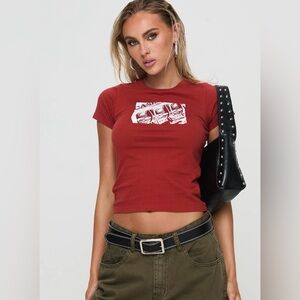 PRINCESS POLLY “You Do You” Lucky 7’s Casino Baby Tee